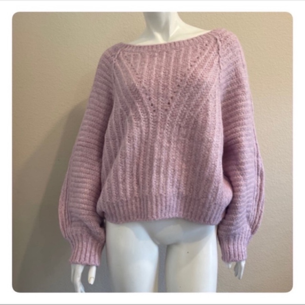 Free People CARTER PULLOVER SWEATER SIZE MEDIUM - Picture 13 of 14